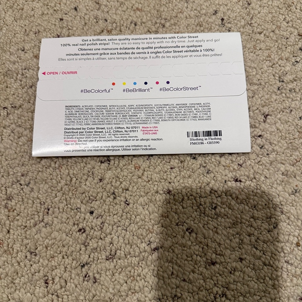 Color Street Vibrant Nail Polish Strips - Picture 2 of 2